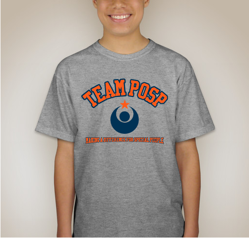 Where in the world is Team POSP? Fundraiser - unisex shirt design - back
