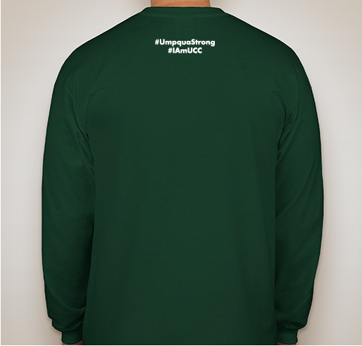 Umpqua Community College #UmpquaStrong Tee Fundraiser Fundraiser - unisex shirt design - back