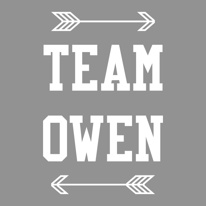 Team Owen shirt design - zoomed