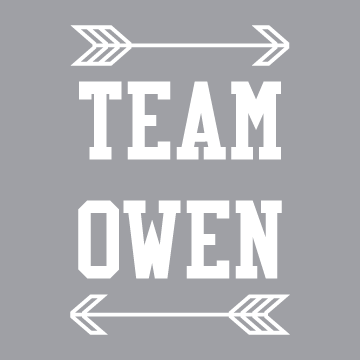 Team Owen for Babies shirt design - zoomed