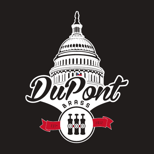 DuPont Brass shirt design - zoomed