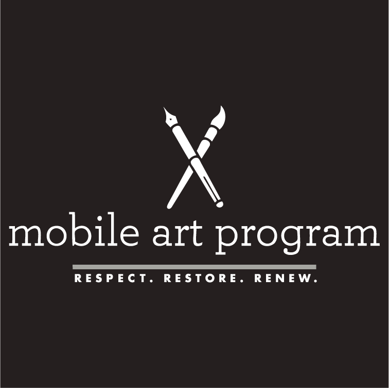 Mobile Art Program shirt design - zoomed