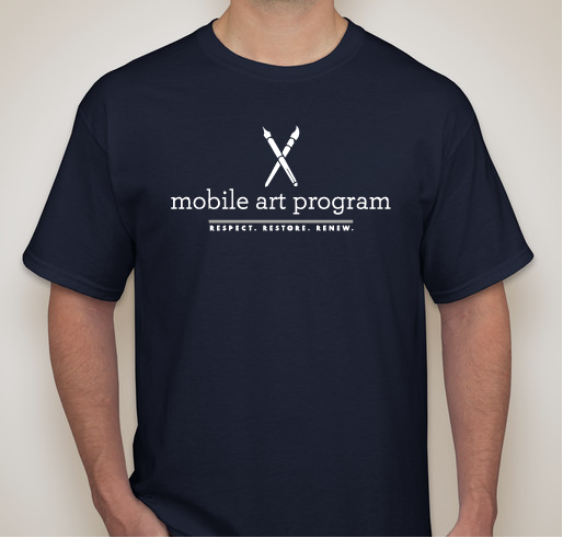 Mobile Art Program Fundraiser - unisex shirt design - front
