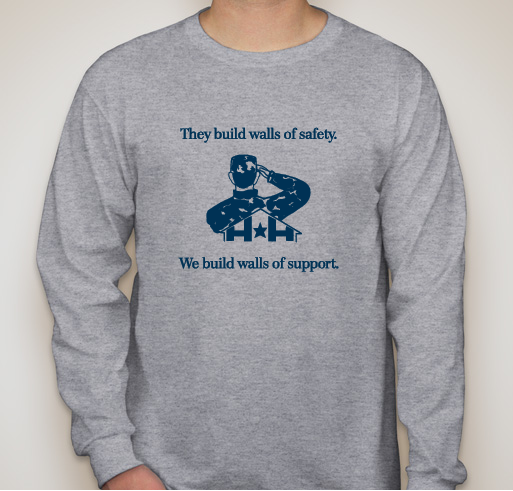 Jenkintown 7th Graders ~ Building Homes for Heroes Fundraiser - unisex shirt design - front