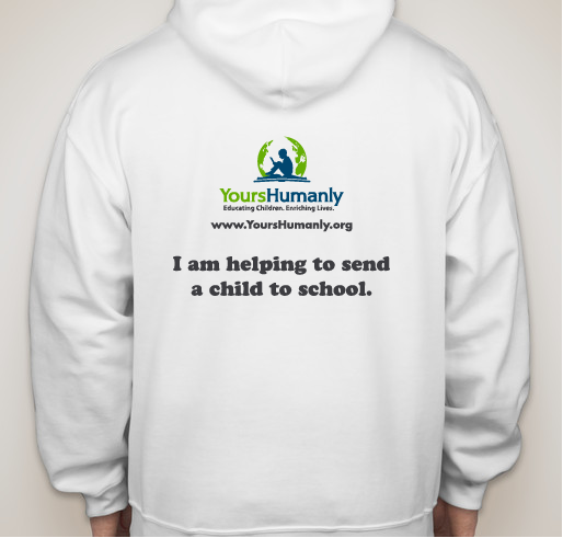 Yours Humanly #GivingTuesday EducationPLUS Campaign Fundraiser - unisex shirt design - back