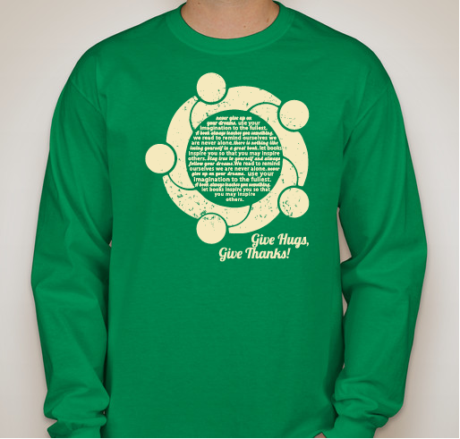 Give HUGS Give THANKS 2015 Fundraiser - unisex shirt design - front