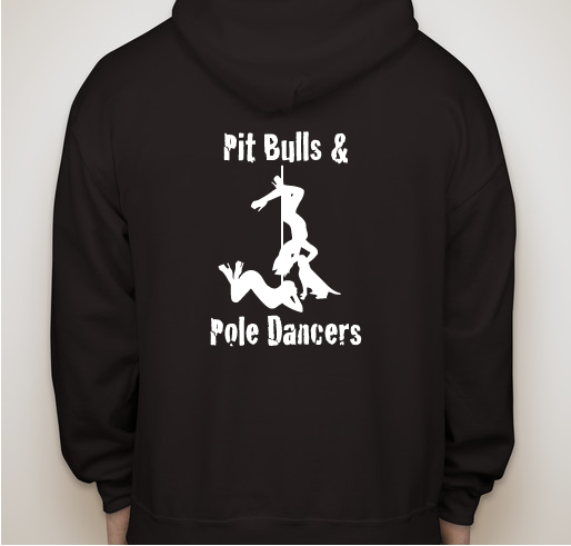 Pole Dancing for Pit Bulls Fundraiser - unisex shirt design - back