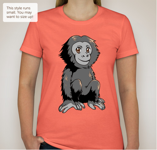 Help Support Lola Ya Bonobo Sanctuary! Fundraiser - unisex shirt design - front