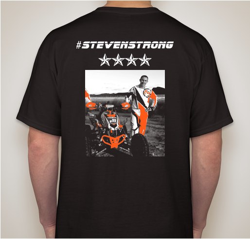 #STEVENSTRONG Fundraiser - unisex shirt design - back