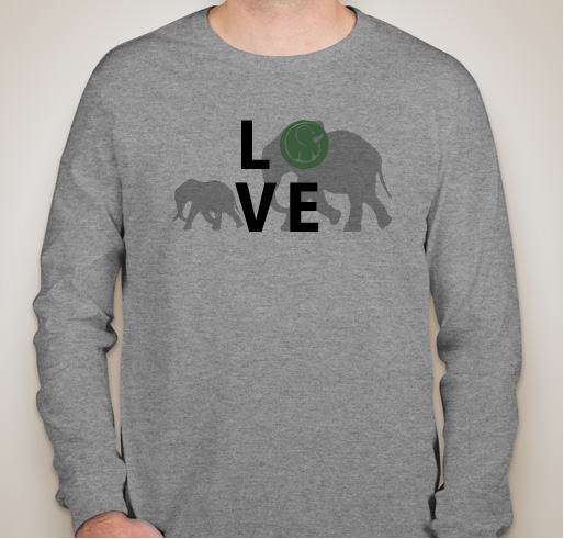 Elephantopia! Fundraiser - unisex shirt design - front