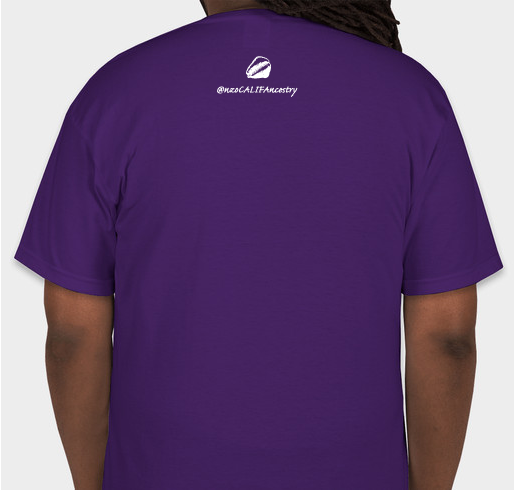 nzoCALIFA: Straight Outta Family History Fundraiser - unisex shirt design - back