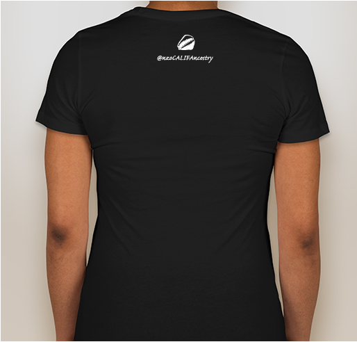nzoCALIFA: Straight Outta Family History Fundraiser - unisex shirt design - back
