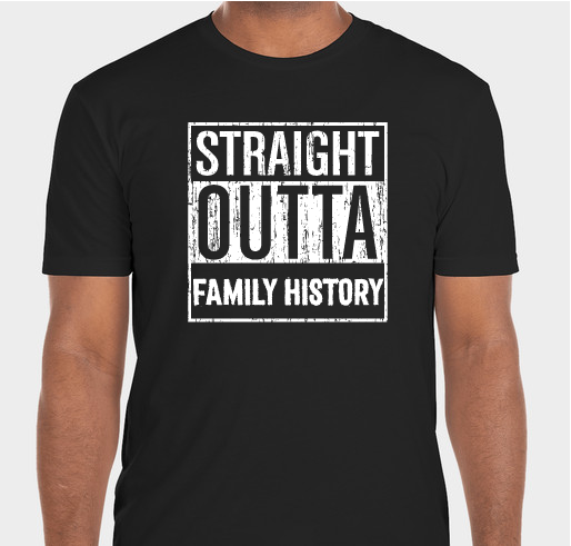 nzoCALIFA: Straight Outta Family History Fundraiser - unisex shirt design - front