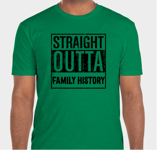 nzoCALIFA: Straight Outta Family History Fundraiser - unisex shirt design - front