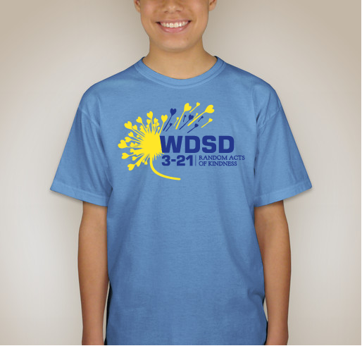 World Down Syndrome Day 2016 - GUnisex Tee Fundraiser - unisex shirt design - front
