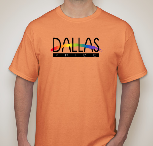 Dallas Pride Fundraiser - unisex shirt design - front