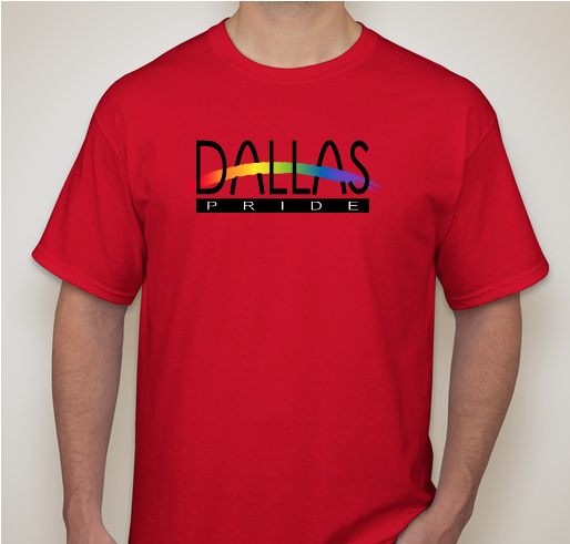 Dallas Pride Fundraiser - unisex shirt design - front