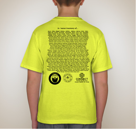 Trisomy Lightning Bug Virtual 5k shirt design - zoomed