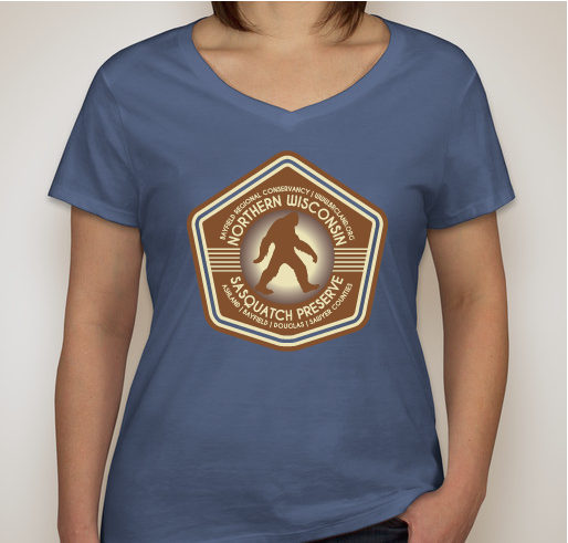 Northern Wisconsin Sasquatch Preserve Fundraiser - unisex shirt design - front