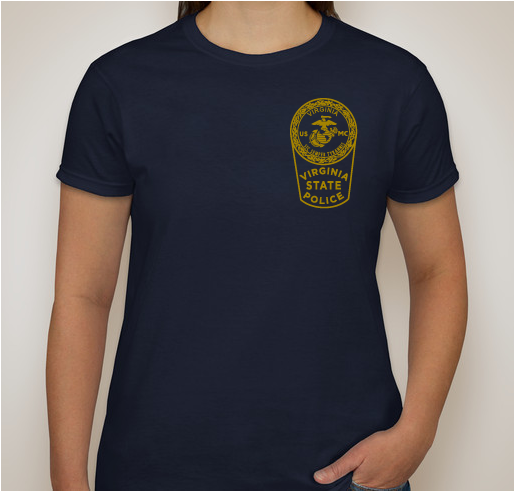 Memorial shirt for Virginia State Trooper Chad Dermyer, all proceeds go to his wife and children Fundraiser - unisex shirt design - front