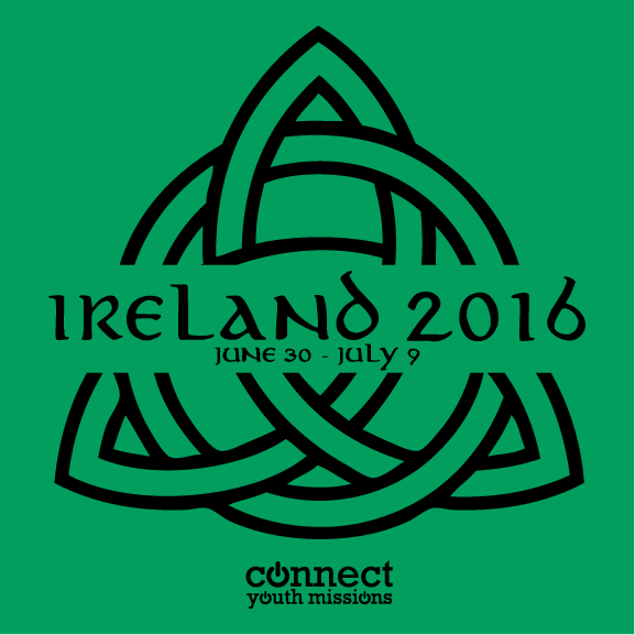 Ireland 2016 Connect Youth Missions Shirt shirt design - zoomed