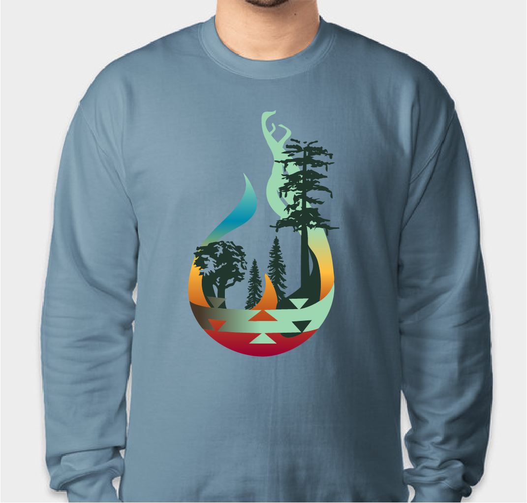 Karuk DNR Eco-Cultural Revitalization Fund Fundraiser - unisex shirt design - front