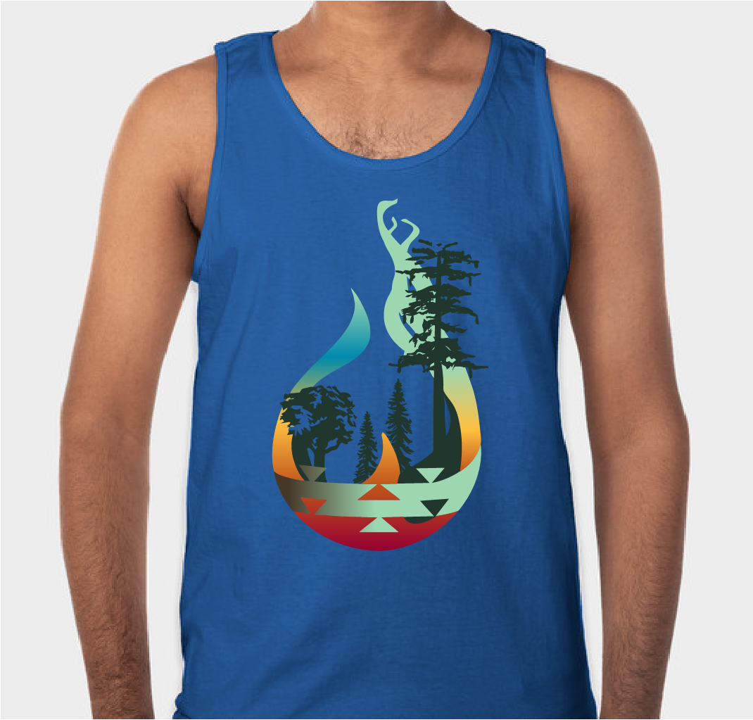 Karuk DNR Eco-Cultural Revitalization Fund Fundraiser - unisex shirt design - front