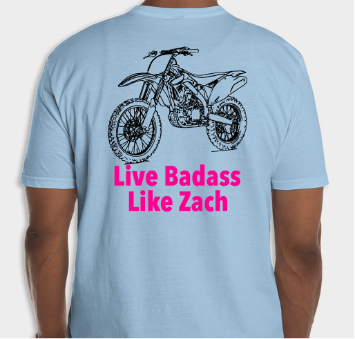 Zach Brennecke Fundraiser - unisex shirt design - back