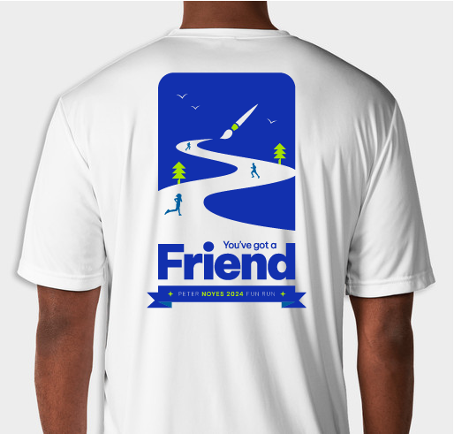 Fun Run 2024 Performance Shirt Fundraiser - unisex shirt design - back