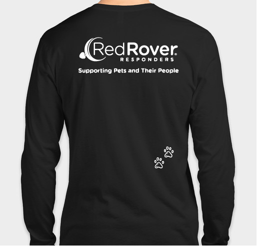 RedRover Responders Logo Wear Fundraiser - unisex shirt design - back