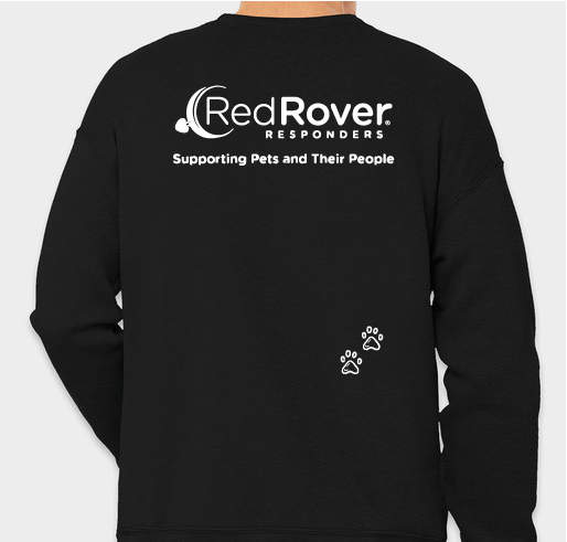 RedRover Responders Logo Wear Fundraiser - unisex shirt design - back