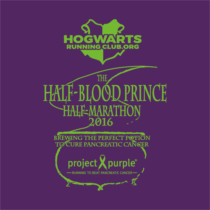 The Half-Blood Prince Half-Marathon! shirt design - zoomed
