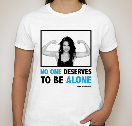 Torrey DeVitto helping to prevent suicide Fundraiser - unisex shirt design - front