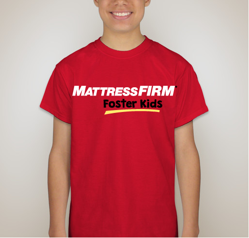 Mattress Firm Foster Kids Fundraiser - unisex shirt design - front