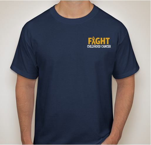 Caleb Kicks Cancer Childhood Cancer Awareness Fundraiser - unisex shirt design - front