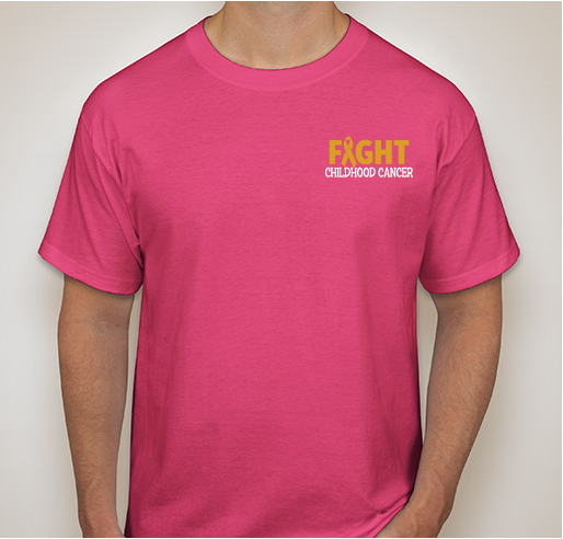 Caleb Kicks Cancer Childhood Cancer Awareness Fundraiser - unisex shirt design - front