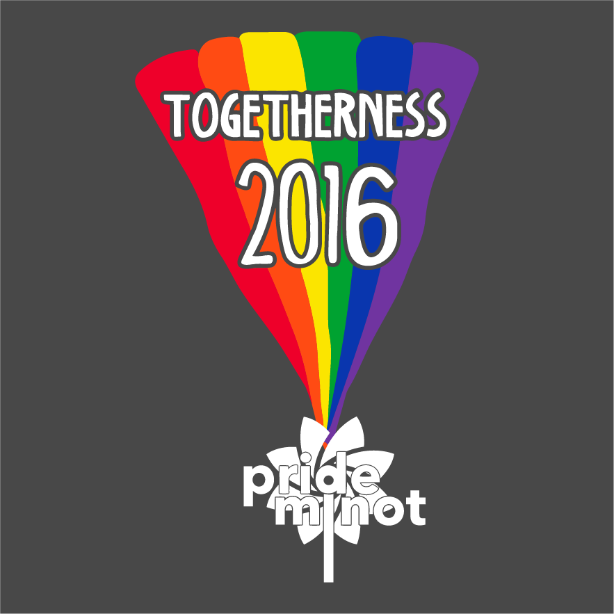 Pride Minot 2016 shirt design - zoomed