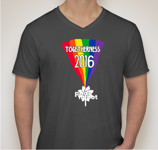 Pride Minot 2016 Fundraiser - unisex shirt design - front