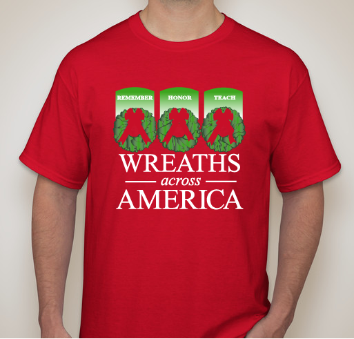2016 Wreaths Across America - Lufkin TX Fundraiser - unisex shirt design - front