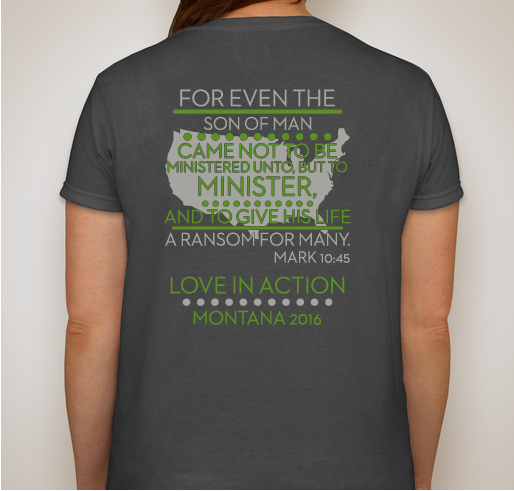 Little Ivy Baptist 2016 Montana Mission Fundraiser - unisex shirt design - back