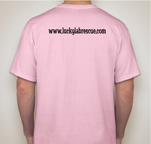 Hearts Like Labs Fundraiser - unisex shirt design - back
