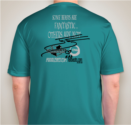 The Fantastic Beasts 5k Fundraiser - unisex shirt design - back