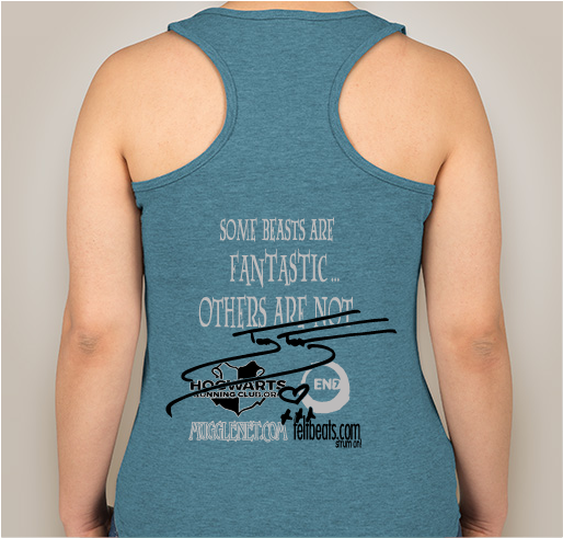 The Fantastic Beasts 5k Fundraiser - unisex shirt design - back