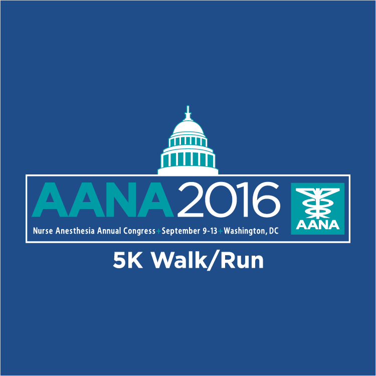 AANA 2016 Fun 5K Walk/Run shirt design - zoomed