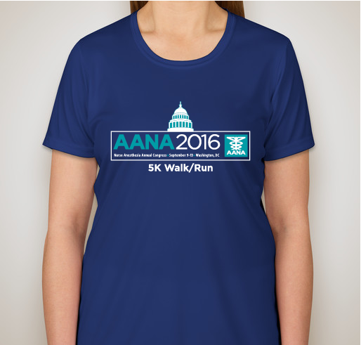 AANA 2016 Fun 5K Walk/Run Fundraiser - unisex shirt design - front