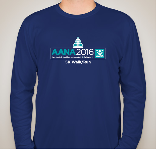 AANA 2016 Fun 5K Walk/Run Fundraiser - unisex shirt design - front