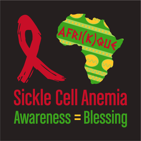 Be a blessing and raise awareness about Sickle Cell Anemia shirt design - zoomed