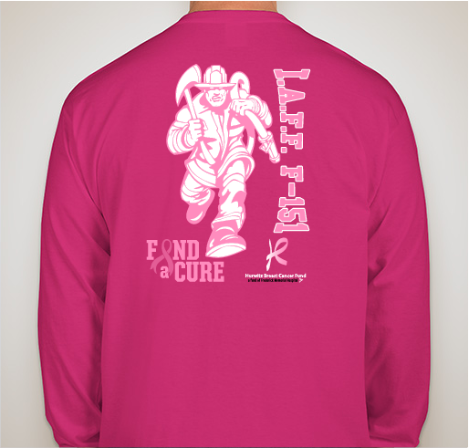 Firefighters For A Cure! Fundraiser - unisex shirt design - back