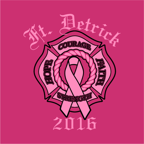 Firefighters For A Cure! shirt design - zoomed