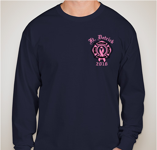 Firefighters For A Cure! Fundraiser - unisex shirt design - front